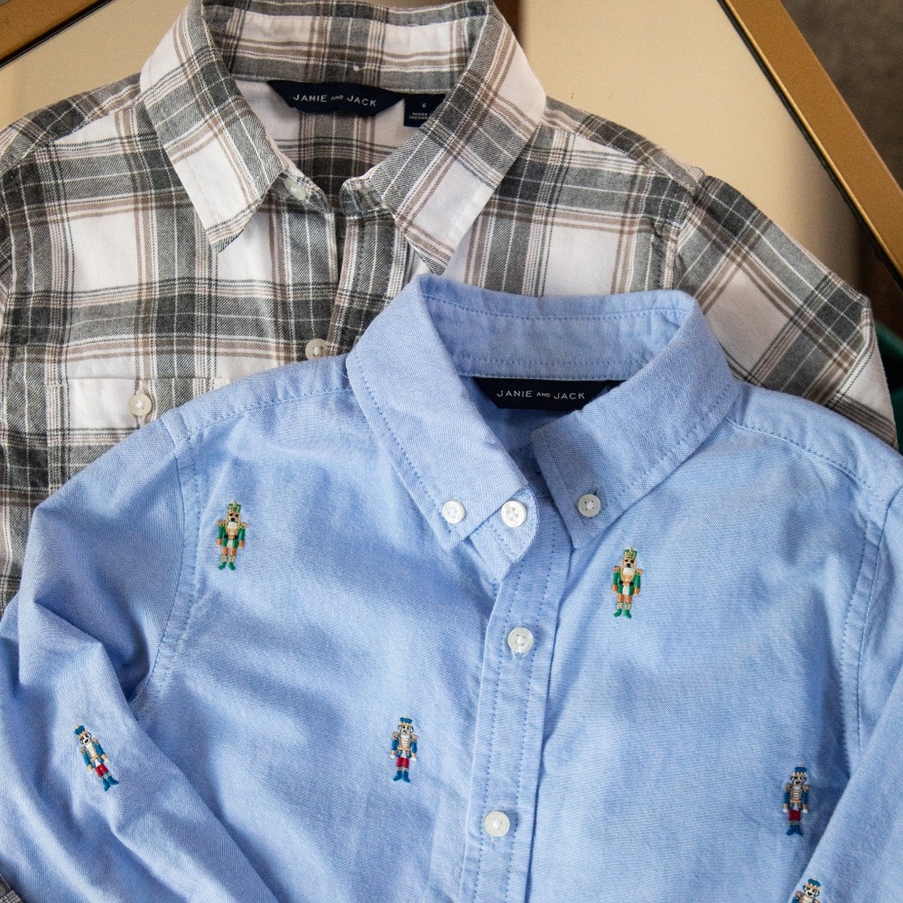 Janie & Jack Boys Oxford Shirt Set - Picture 11 of 11